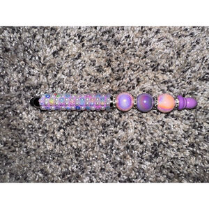 Unbranded handmade stylus in Purple and Pink Beaded​